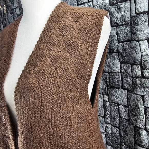 West bound, Large, vintage, 100% wool Button Front Vest - Picture 4 of 9